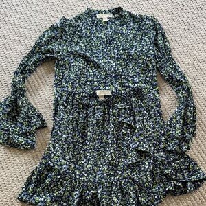 Michael Kors Floral Skirt and Top Set